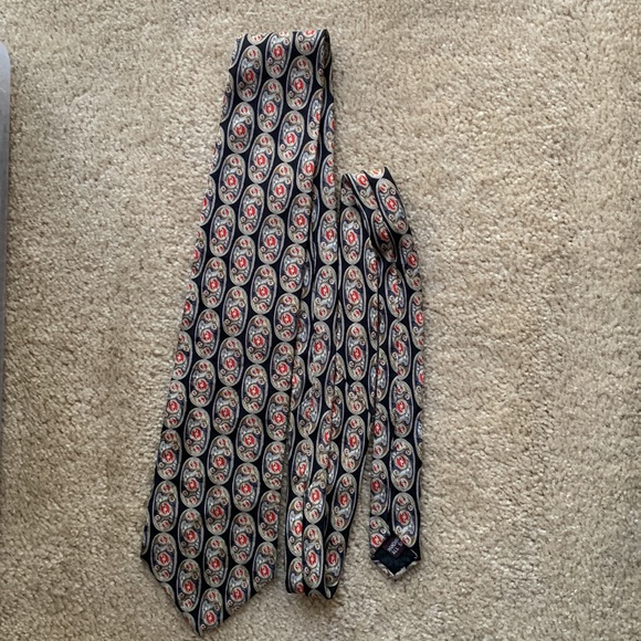 ENZO FELINI. Handmade 100% silk necktie. - Picture 3 of 7